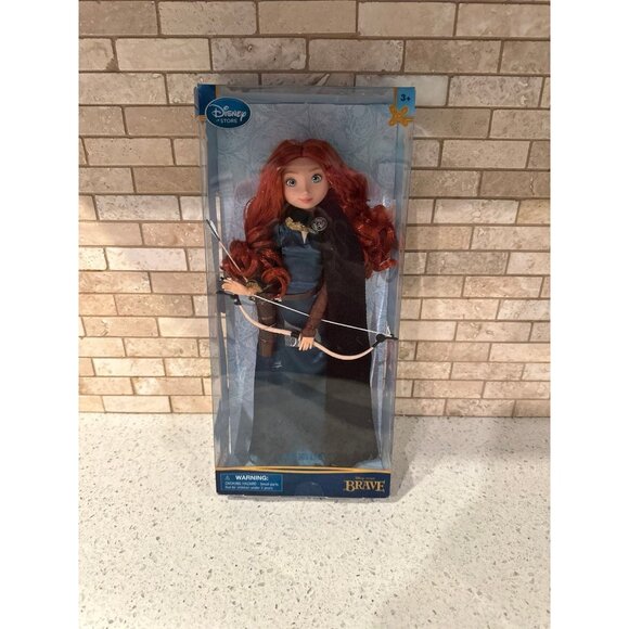 Disney Other - MERIDA BRAVE Princess Classic Doll Bow Arrow Cape Disney Store NIB 2012 #32
